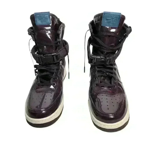 RUBY Rose x Wmns SF Air Force 1 Premium Port Wine Size 7.5 - Picture 2 of 8